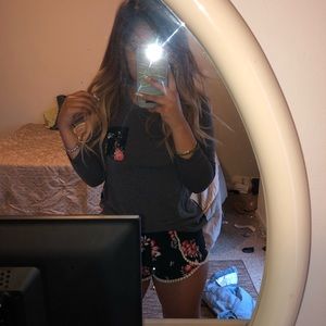 Rose long sleeve shirt